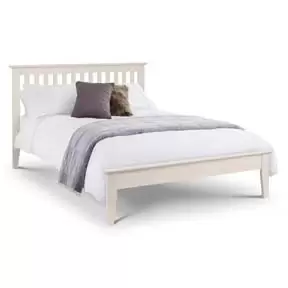 Image of Julian Bowen Salerno Shaker Bed 135cm Ivory
