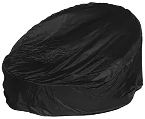 Image of Charles Bentley Rattan Day Bed Waterproof Cover Black