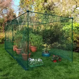 Image of Garden Skill Gardenskill Fruit And Vegetable Garden Cage Kit With Butterfly Netting 2 X 1 X 1.25M