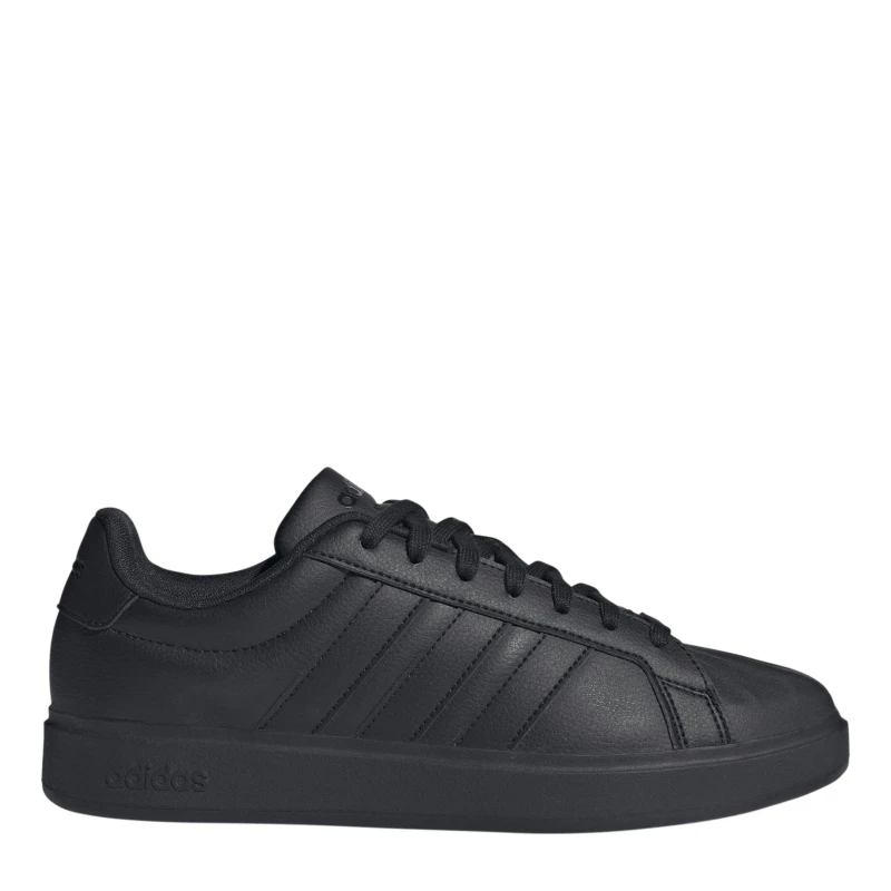 Image of adidas Mens Street Talk Low-Top Trainers Low Trainers 6 (39.3) Black 11107403260
