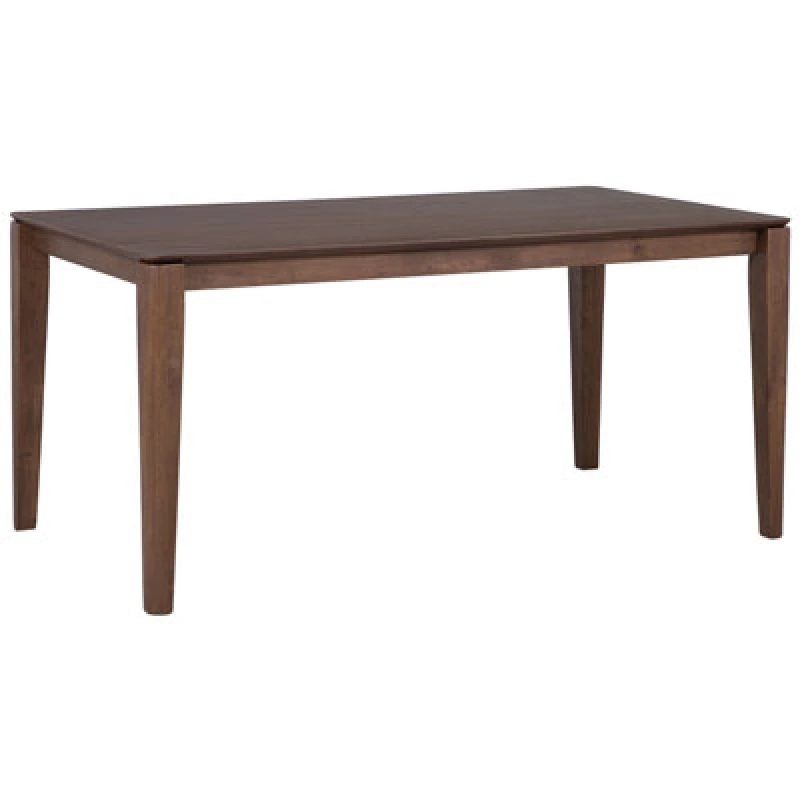Image of Beliani Dining Table Lottie Dark Walnut 160 Cm 90 Cm