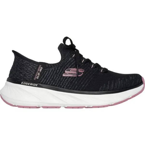 Image of Skechers Womens Slip Ins Edgeride Impression Trainers Shoes - UK 8 Black female PS4232BKP8