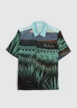 Image of Blue Sky Inn Mens Agave Shirt In A/O Print