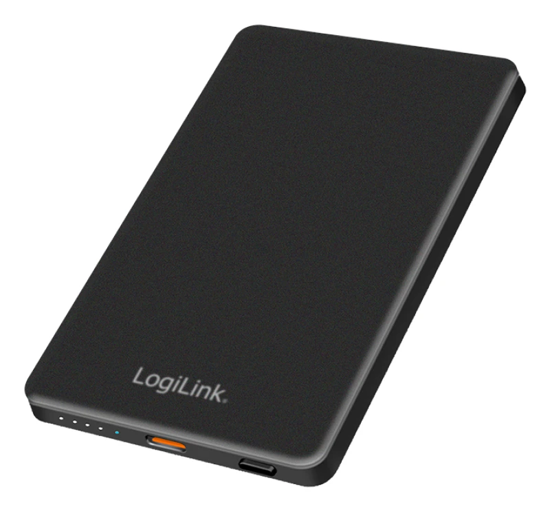 Image of LogiLink PA0352 power bank 5000 mAh Wireless charging Black