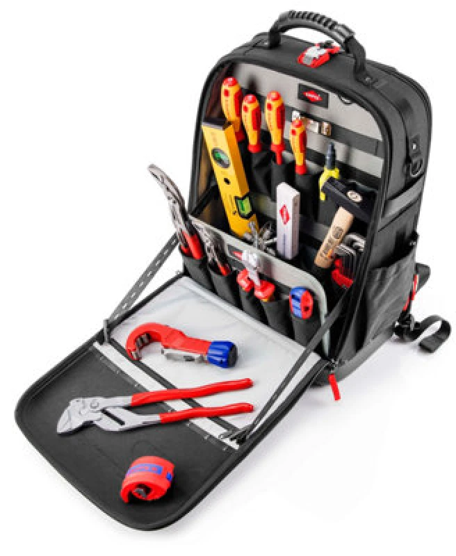 Image of Draper Knipex 00 21 50 S Tool Backpack Modular X18 Plumbing 13176