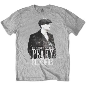 Image of Peaky Blinders - Grey Character Mens Medium T-Shirt - Grey