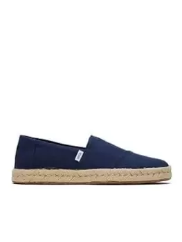 Image of TOMS Alpargata Rope 2.0 Espadrille - Navy, Size 7, Men