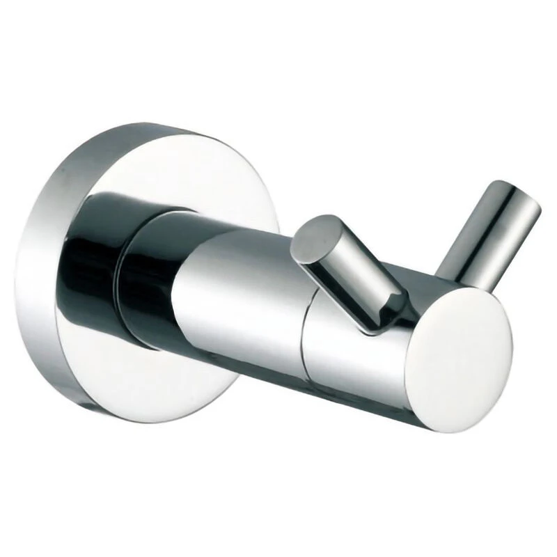 Image of NES HOME Nes Home - 70mm Round Double Robe Hook Chrome APEX41