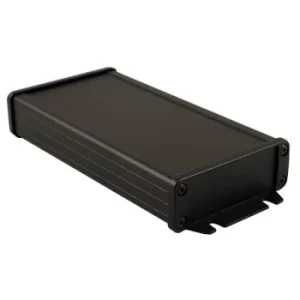 Image of Hammond 1457J1602EBK Extruded Enclosure RFI Flanged 160 x 84 x 28....