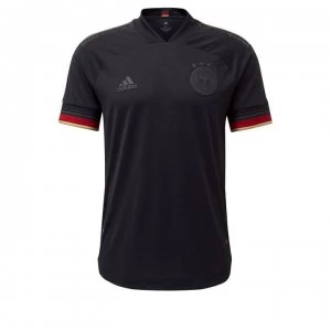 Image of adidas Germany Away Authentic Shirt 2020 - Black/Grey