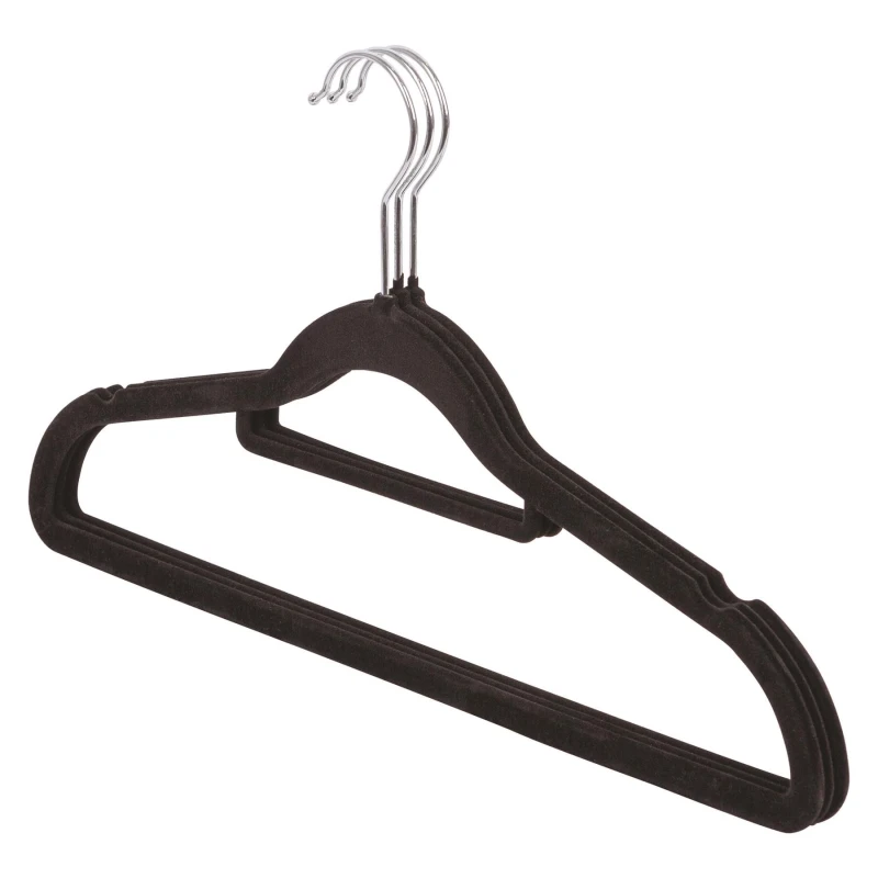 Image of Ashley 3Pc Flocked Coat Hangers