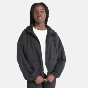 Image of Timberland Multi-pocket Windbreaker Jacket For Her In Black Black, Size M
