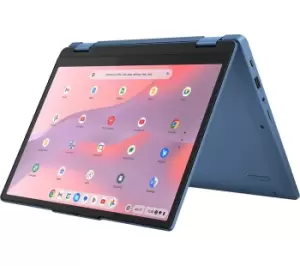 Image of Lenovo IdeaPad Flex 3 12.2" 2 in 1 Chromebook - Intel N100, 64GB eMMC, Blue