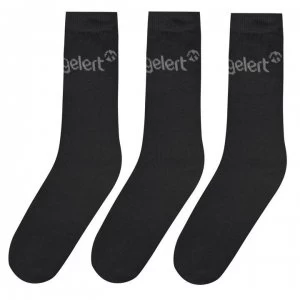 Image of Gelert 3pk Mens Thermal Socks - Black