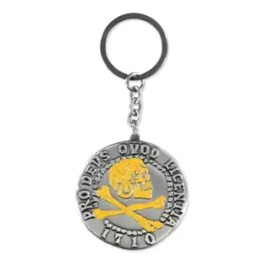 Image of UNCHARTED Pro Devs Qvod Licentia 1710 Metal Keychain (KE733542UNC)