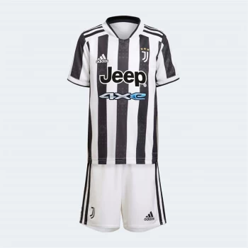 Image of adidas Juventus Home Mini Kit 2021 2022 - White/Black