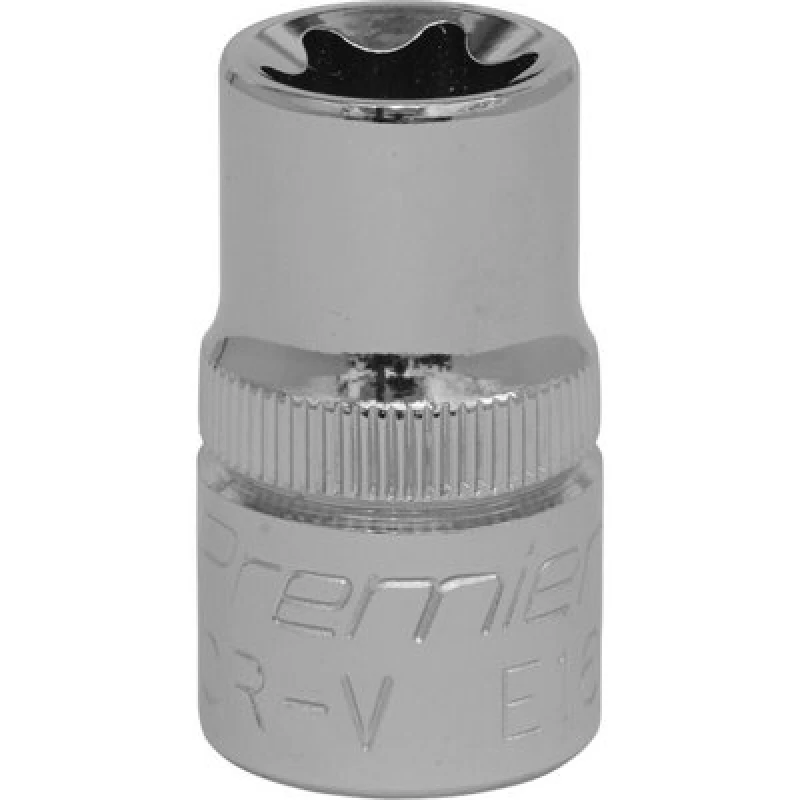 Image of Loops E16 TRX Star Socket Bit - 1/2" Square Drive - PREMIUM Drop Forged Head Knurled Multi