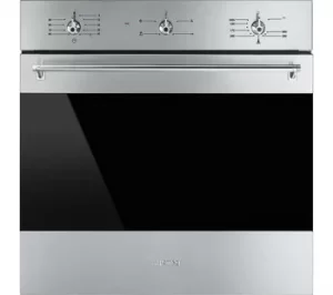 Image of SMEG Classic SF6341GVX Integrated Gas Single Oven