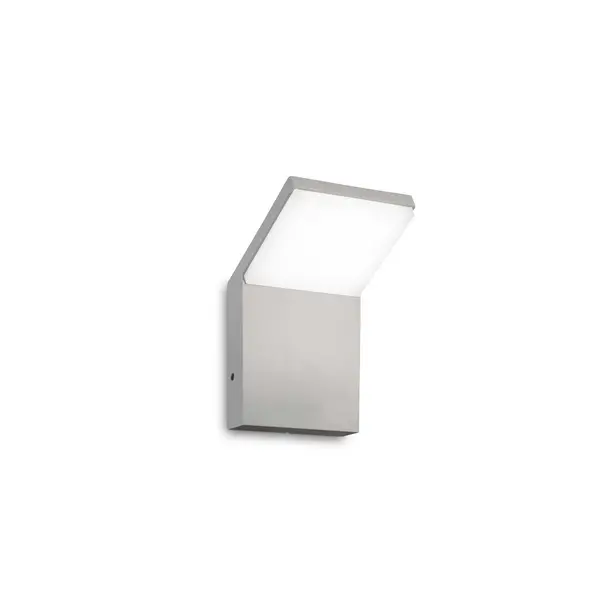 Image of Style Integrated LED Outdoor Modern Wall Lamp Grey 1100Lm 4000K IP54