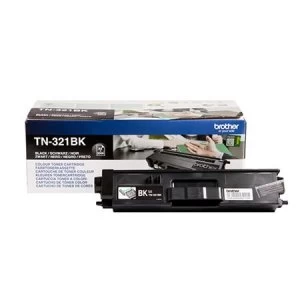 Image of Brother TN321 Black Laser Toner Ink Cartridge
