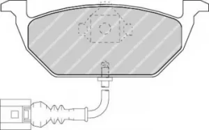 Image of Ferodo FDB1398 Brake Pad Set Front Axle Premier Car