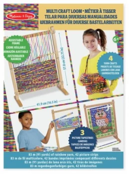 Image of Melissa and Doug Multi Craft Weaving Loom