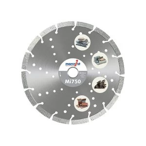 Image of Marcrist Mi750 Diamond Blade Long Life Universal Cut 350 x 20mm