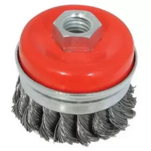 Image of Silverline - Steel Twist-Knot Cup - 65mm