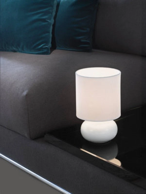 Image of EGLO Eglo Trondio White Ceramic Modern Table Lamp White One Size Unisex 9002759930462