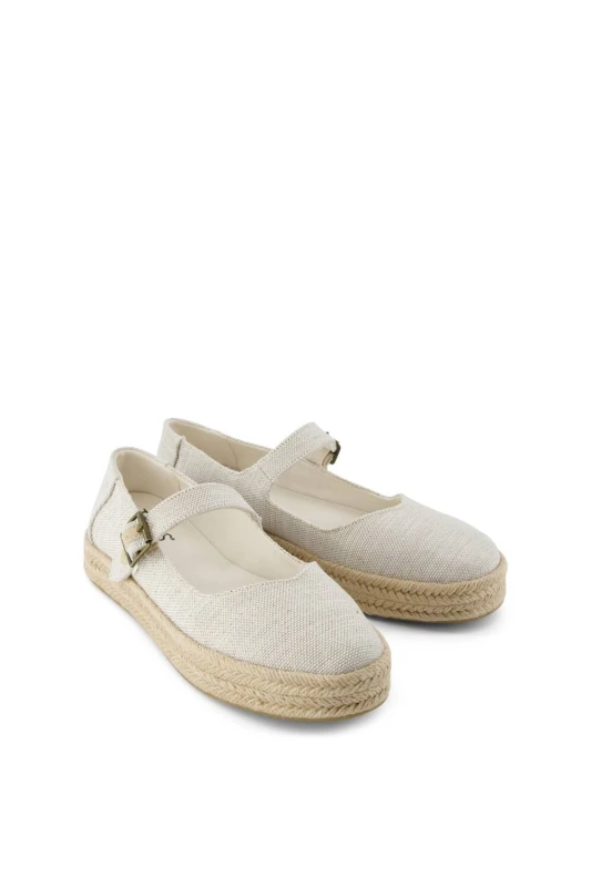Image of TOMS Womens Carolina Mary Jane Shoe in Natural Size: 7 Natural Female 7