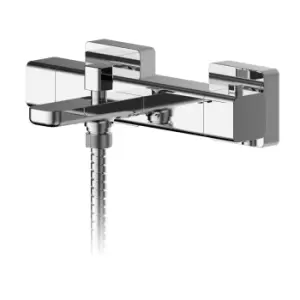 Image of Nuie Windon Wall Mounted Thermostatic Bath Shower Mixer - Chrome