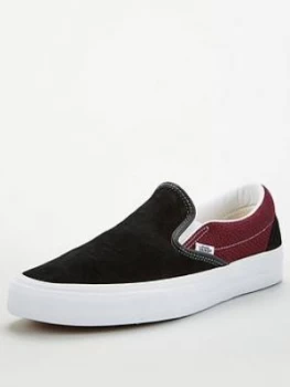 Image of Vans Classic Slip-On - Black/Red