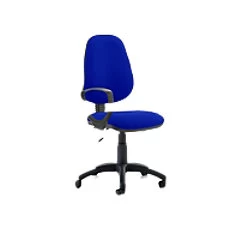 Image of Dynamic Independent Seat & Back Task Operator Chair Loop Arms Eclipse Plus III Stevia Blue Seat High Back