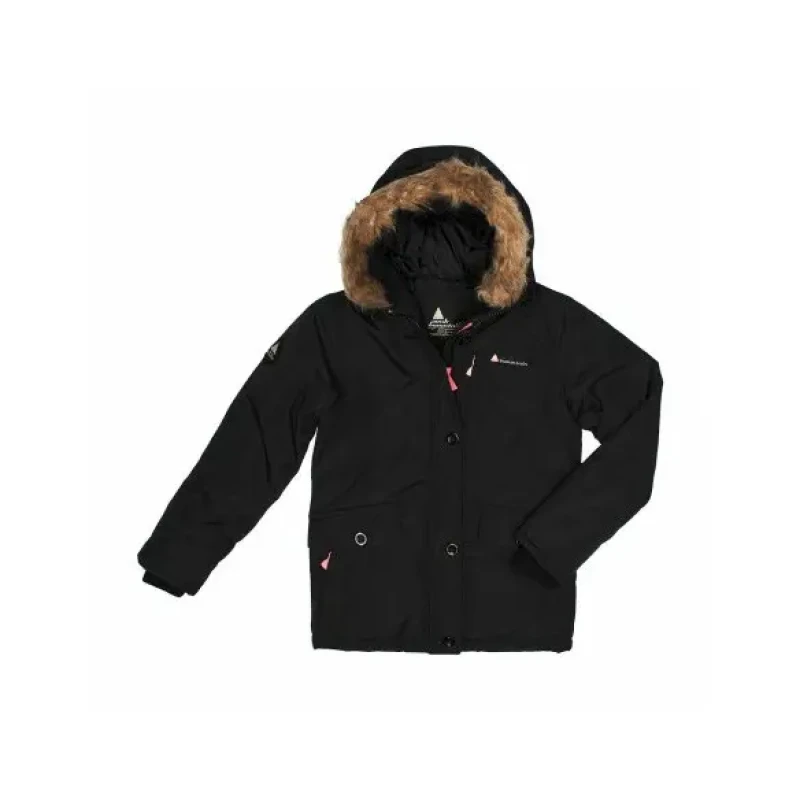 Image of Peak Mountain Girl's ski parka Peak Mountain Galava Noir Female 12 ans GALAVA/YL-NOIR