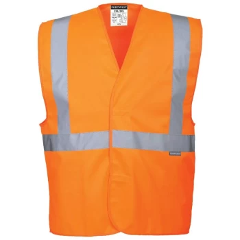 Image of C472ORRS/M - sz S/M Hi-Vis One Band & Brace Vest - Orange - Portwest