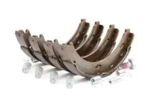 Image of MEYLE Handbrake Shoes MERCEDES-BENZ 014 042 0202 1244200320,1244200520,1244200720 Parking Brake Pads,Handbrake Pads,Brake Shoe Set, parking brake