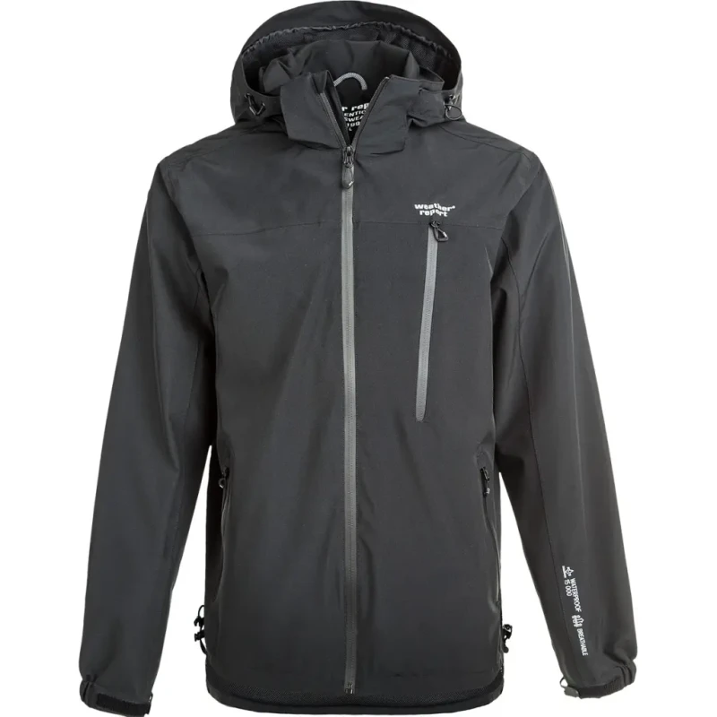 Image of Weather Report Waterproof jacket Weather Report Delton Noir Male M WR201566-1001