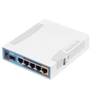 Image of Mikrotik hAP ac 500 Mbps White Power over Ethernet (PoE) (RB962UIGS-5HACT2HNT)