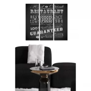 Image of MDF156244829 Multicolor Decorative MDF Painting (3 Pieces)