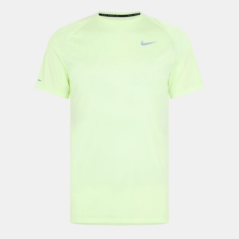 Image of Nike Mens Nike Stride Short Sleeve Performance T-Shirt Barely Volt male XL