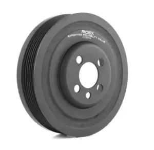 Image of RIDEX Crankshaft Pulley VW,AUDI,FORD 3213B0018 038105243E,03G105243,03G105243C Belt Pulley, crankshaft 04L105243,1315782,3M216B320AA,MN980049