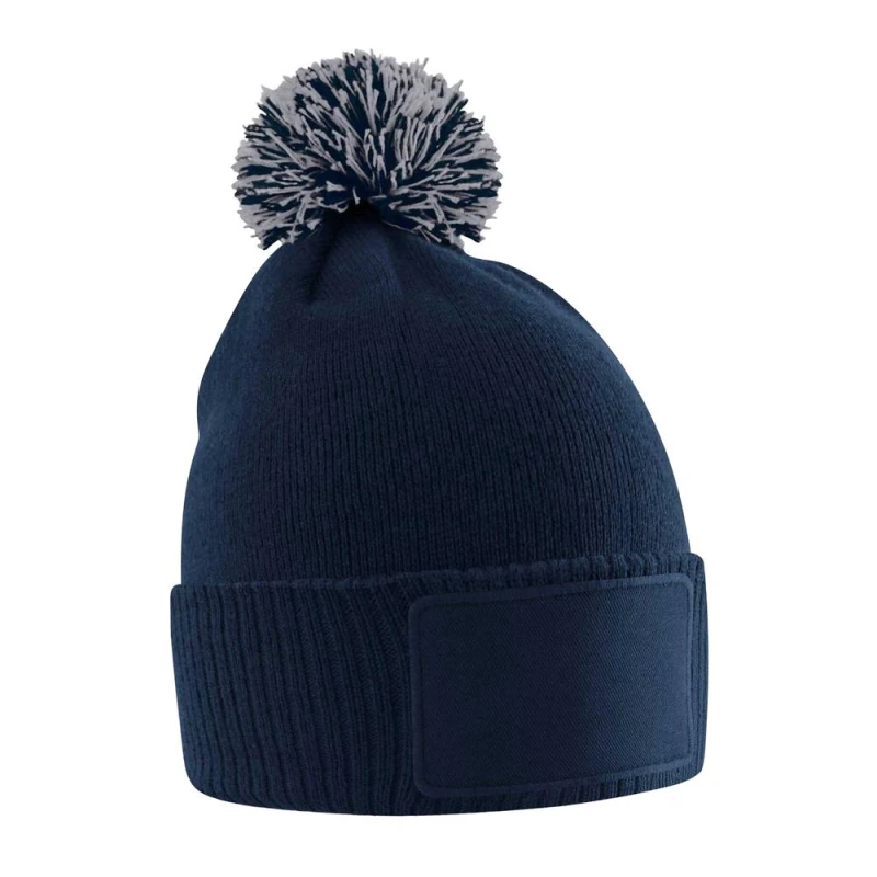 Image of Beechfield Snowstar boys's Children's beanie in Blue