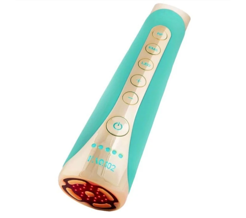 Image of FOREO FAQ 102 High-Frequency Red Light Therapy LED Wand - Topaz, Green,Gold 7640260120112