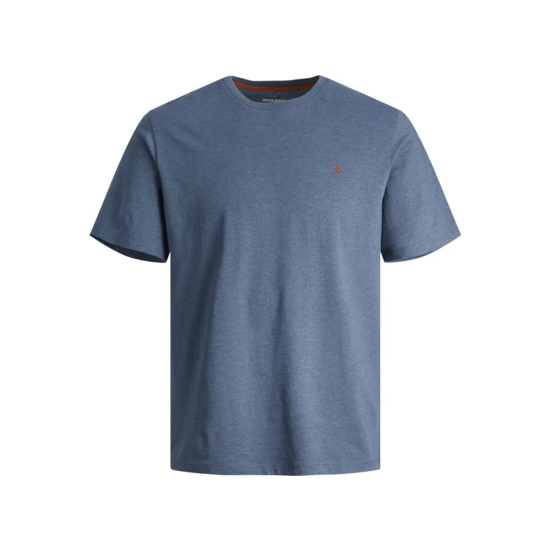 Image of Cotton Chest Logo T-Shirt with Crew Neck