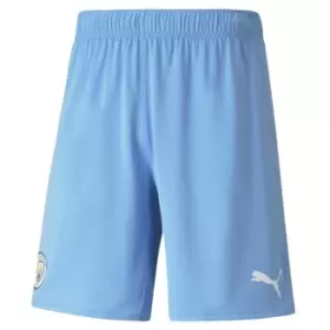 Image of Puma Manchester City Shorts 2022 2023 Adults - Blue