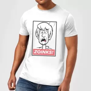 Image of Scooby Doo Zoinks! Mens T-Shirt - White - S