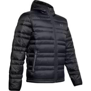 Image of Under Armour Armour Armour Down Hooded Jacket Mens - Black