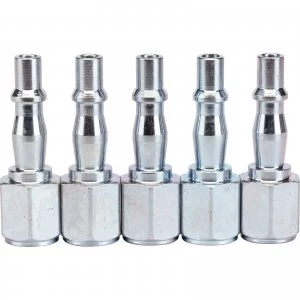Image of Draper Female Air Line Coupling Screw Adaptors 1/4" Bsp Pack of 5