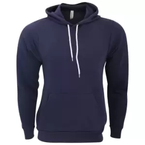 Image of Bella + Canvas Unisex Pullover Polycotton Fleece Hooded Sweatshirt / Hoodie (M) (Navy Blue)