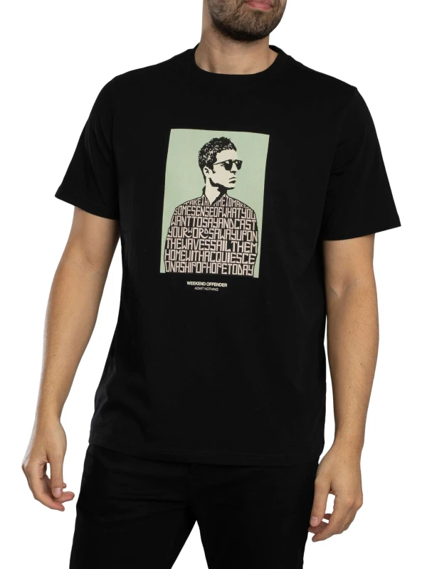 Image of Weekend Offender Camden Graphic T-Shirt Black XXL